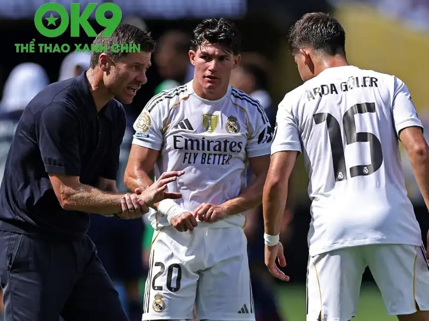 HLV Xabi Alonso sẽ cần tìm ra sơ đồ đội hình tối ưu cho Real Madrid khi mùa giải mới đã cận kề (Ảnh: Goal) HLV Xabi Alonso sẽ cần tìm ra sơ đồ đội hình tối ưu cho Real Madrid khi mùa giải mới đã cận kề (Ảnh: Goal)